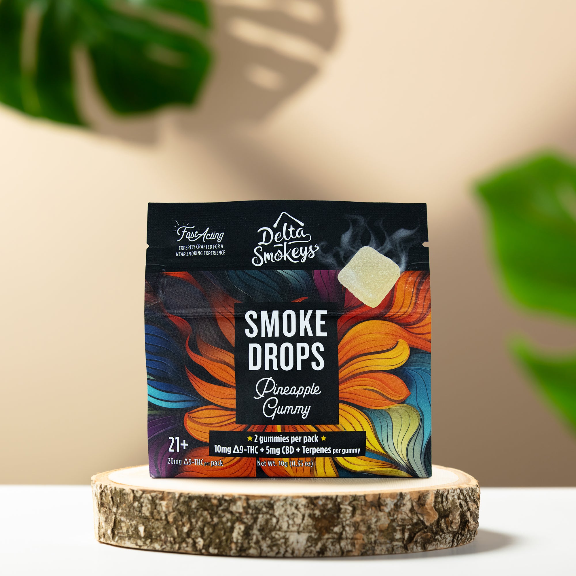 Smoke Drop Pineapple Gummy - 2 Pack